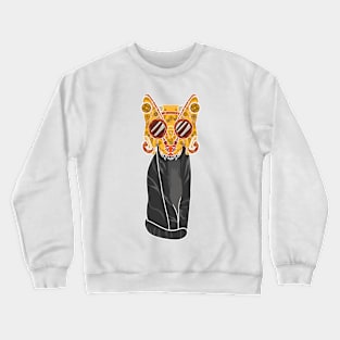 cat steampunk Crewneck Sweatshirt